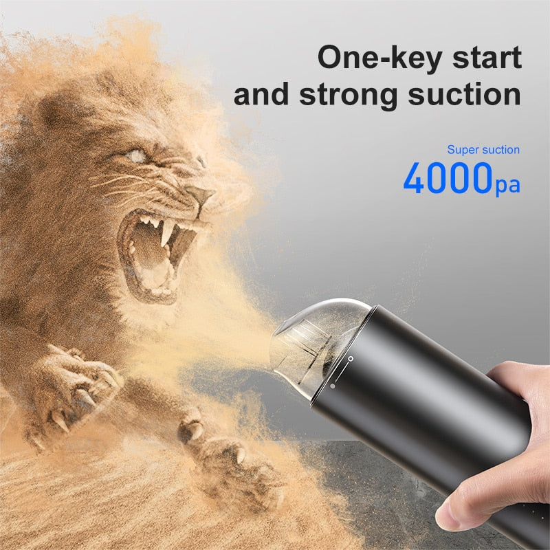 Cordless Car Vacuum Cleaner, Compact & Powerful by HitMyNeed