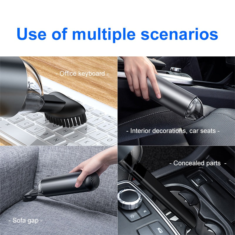 Cordless Car Vacuum Cleaner, Compact & Powerful by HitMyNeed