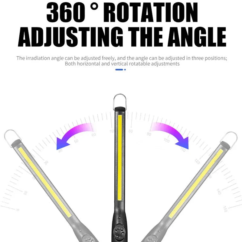 Cordless COB LED Magnetic Work Light 700 Lumens by HitMyNeed
