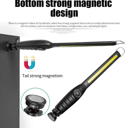 Cordless COB LED Magnetic Work Light 700 Lumens by HitMyNeed