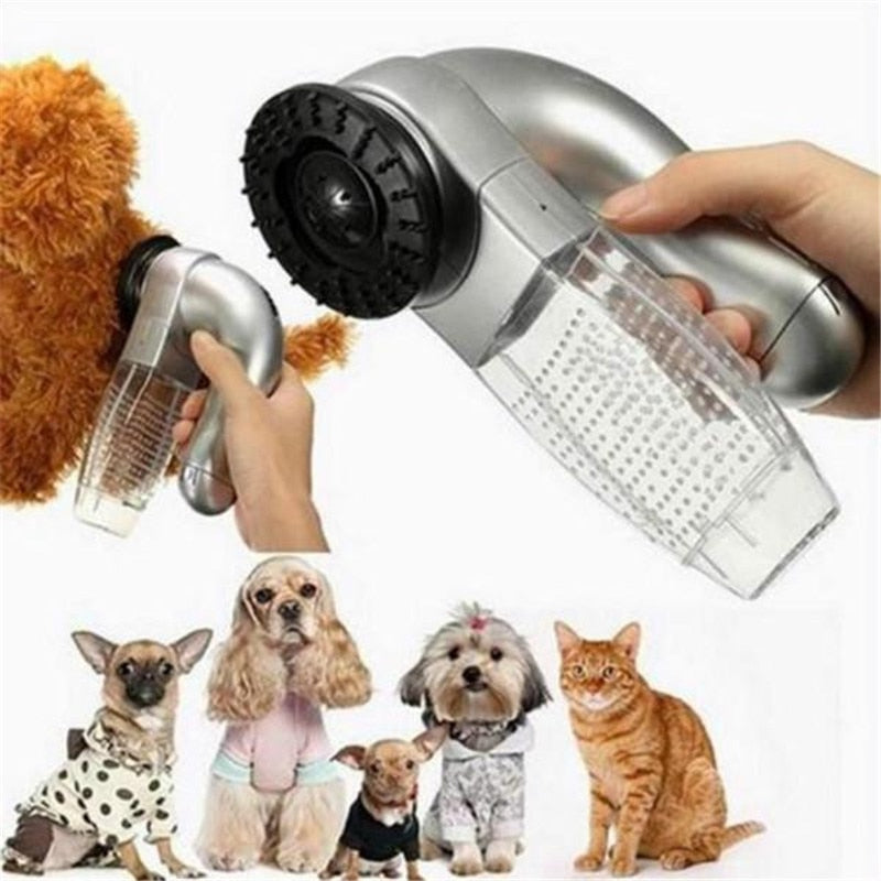 Cordless Dog Vacuum Grooming Brush Tool by HitMyNeed