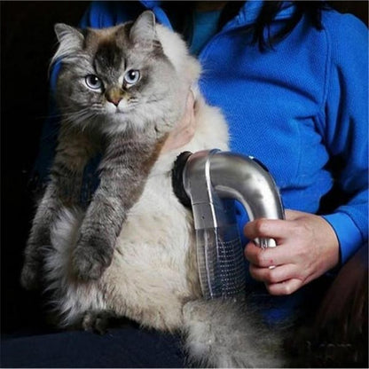 Cordless Dog Vacuum Grooming Brush Tool by HitMyNeed