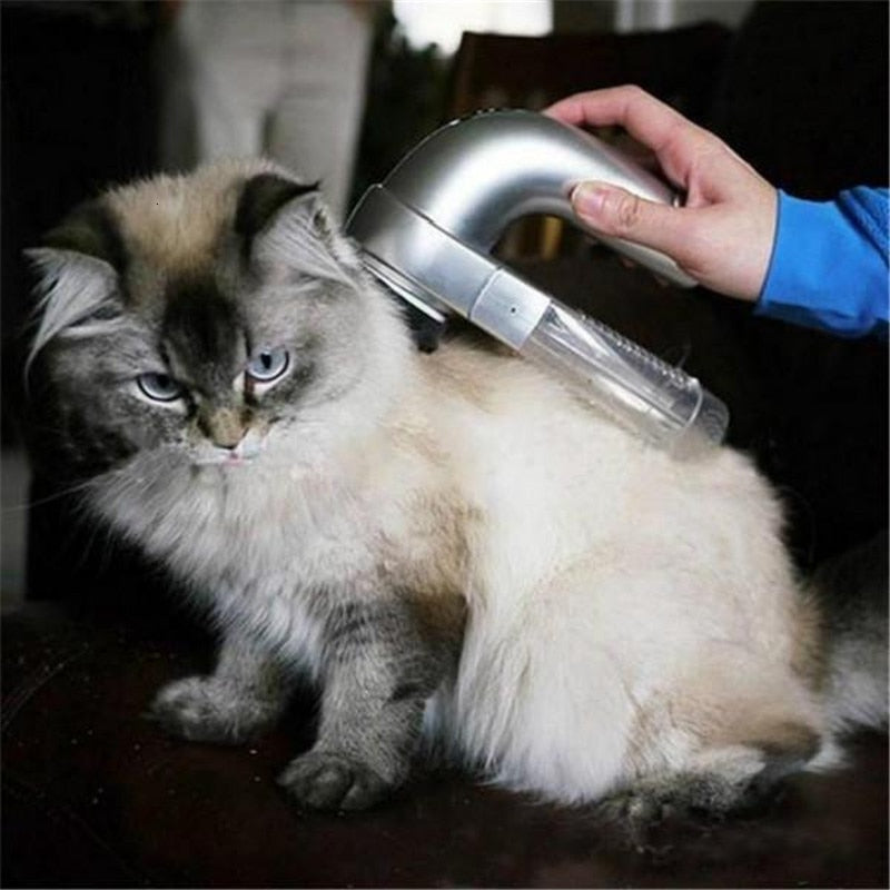 Cordless Dog Vacuum Grooming Brush Tool by HitMyNeed