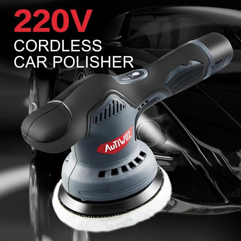 Cordless Dual Action Car Polisher 5" 12V Brushless by HitMyNeed