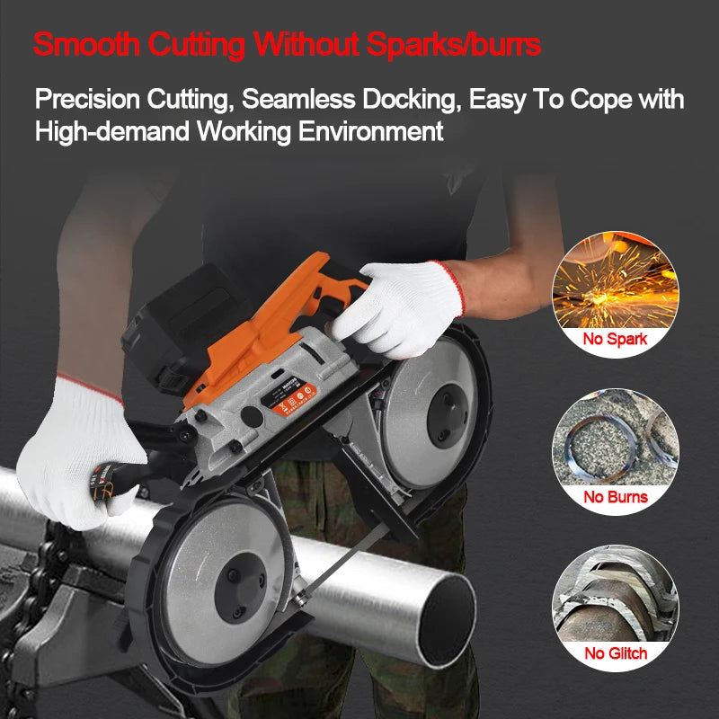 Cordless Electric Handheld Band Saw 20V by HitMyNeed