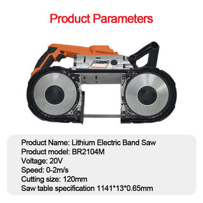Cordless Electric Handheld Band Saw 20V by HitMyNeed