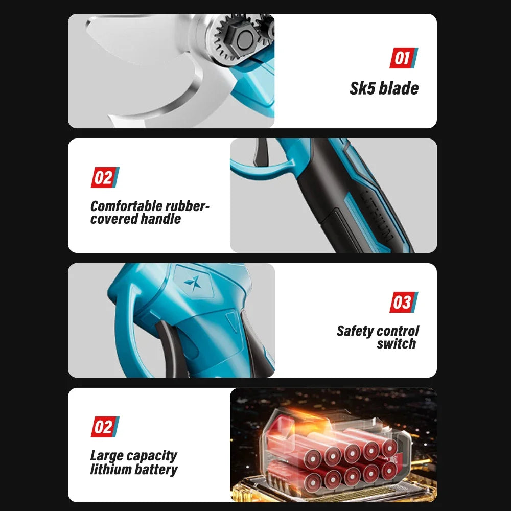 Cordless Electric Pruning Shears for Makita 18V Batteries by HitMyNeed