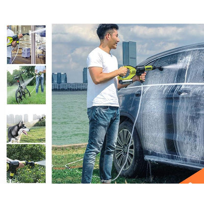 Cordless Handheld Pressure Washer with 6m Hose by HitMyNeed