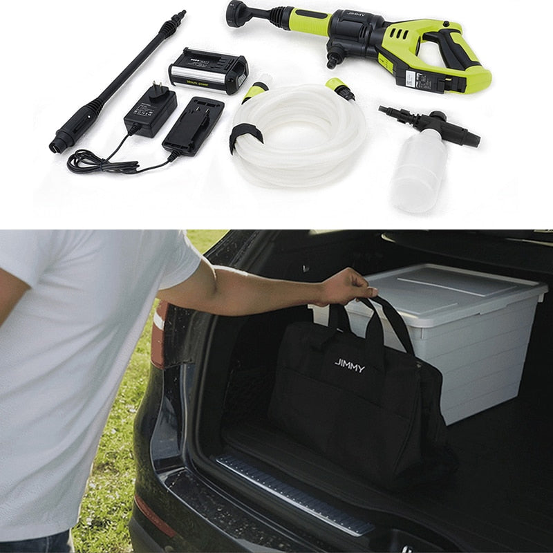 Cordless Handheld Pressure Washer with 6m Hose by HitMyNeed