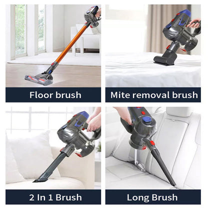Cordless Handheld Vacuum Cleaner 150W 10kPa with LED by HitMyNeed