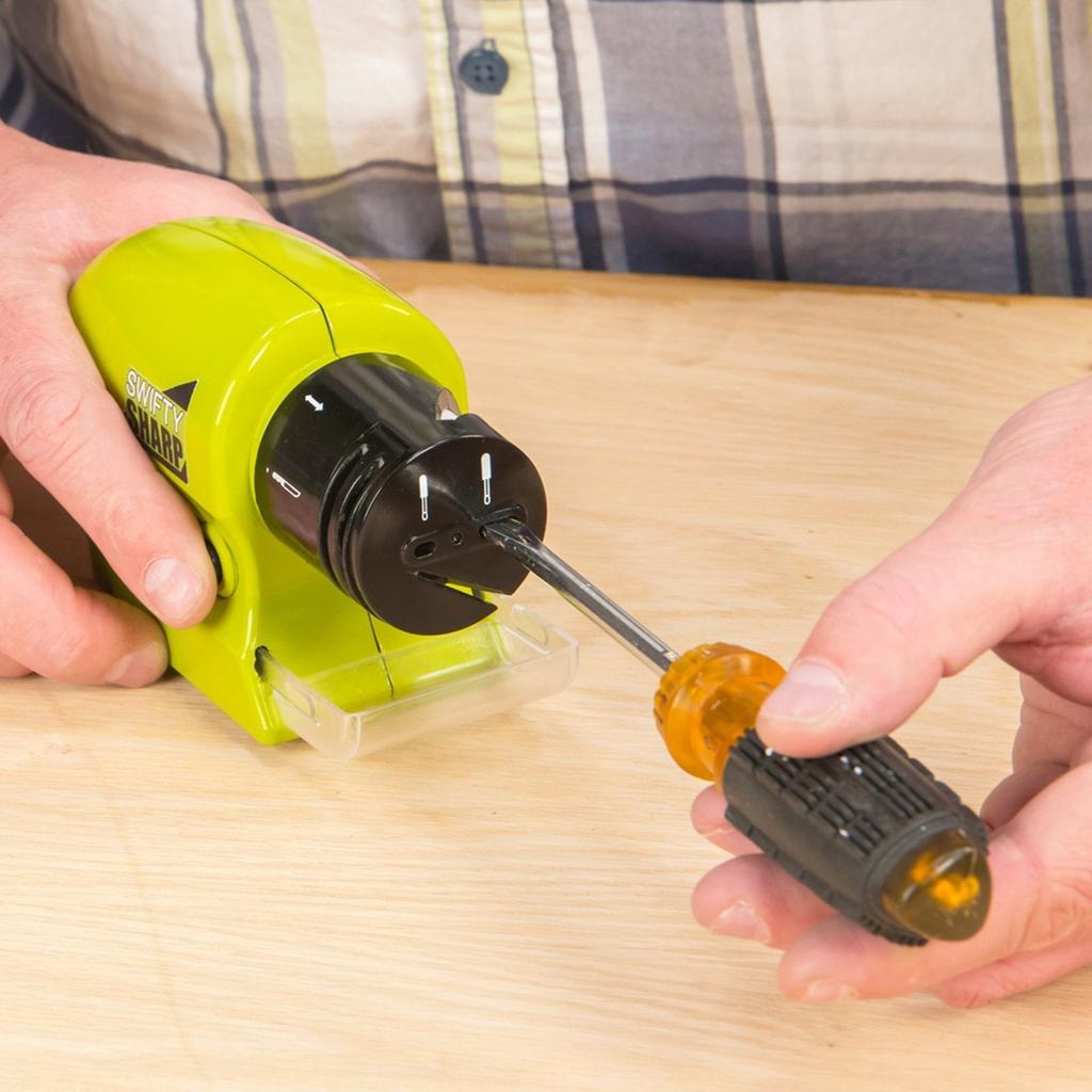 Cordless Knife, Blade and Scissor Sharpening Tool by HitMyNeed