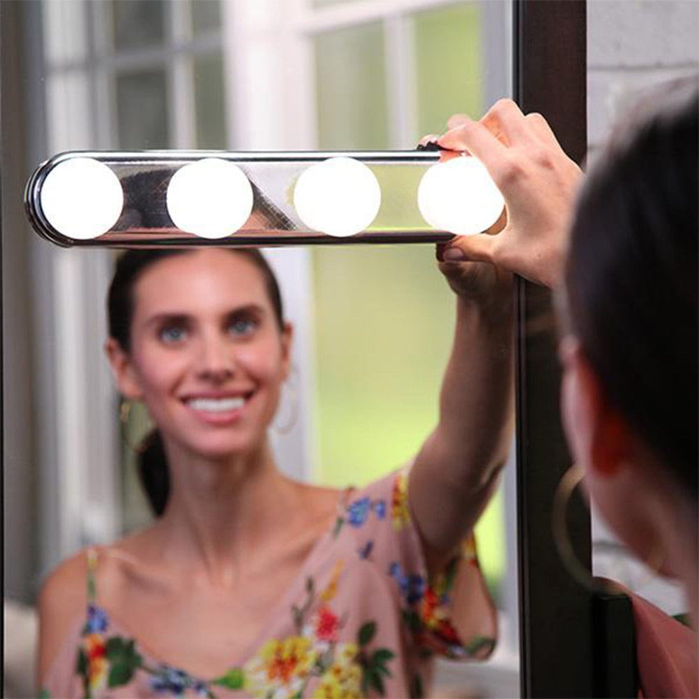 Cordless LED Vanity Mirror Lights with Suction Cups by HitMyNeed