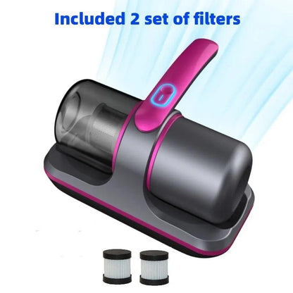 Cordless Mattress Vacuum with UV-C & 12kPa Suction purple by HitMyNeed