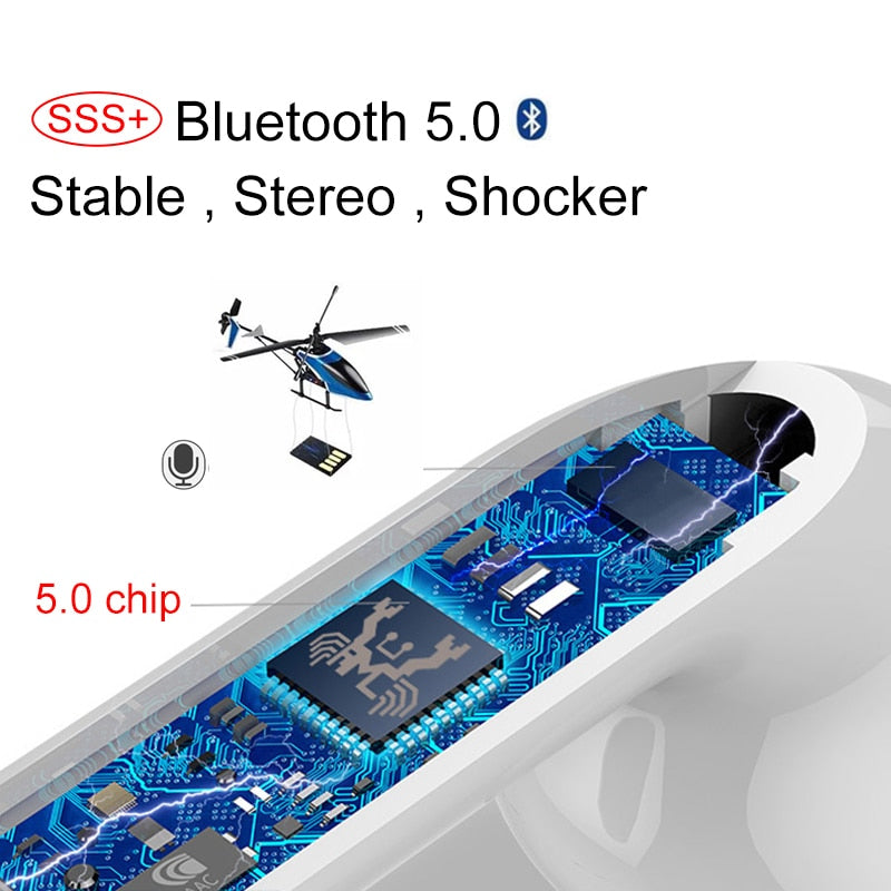 Cordless Mini Bluetooth 5.0 In‑Ear Headphones by HitMyNeed