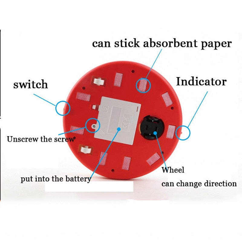 Cordless Mini Robotic Vacuum Dust Remover by HitMyNeed