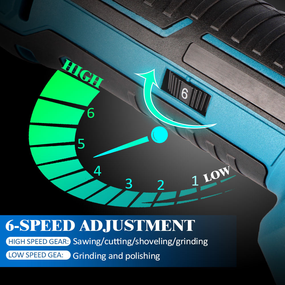 Cordless Oscillating Multi Tool 18V with Accessories Without Battery by HitMyNeed