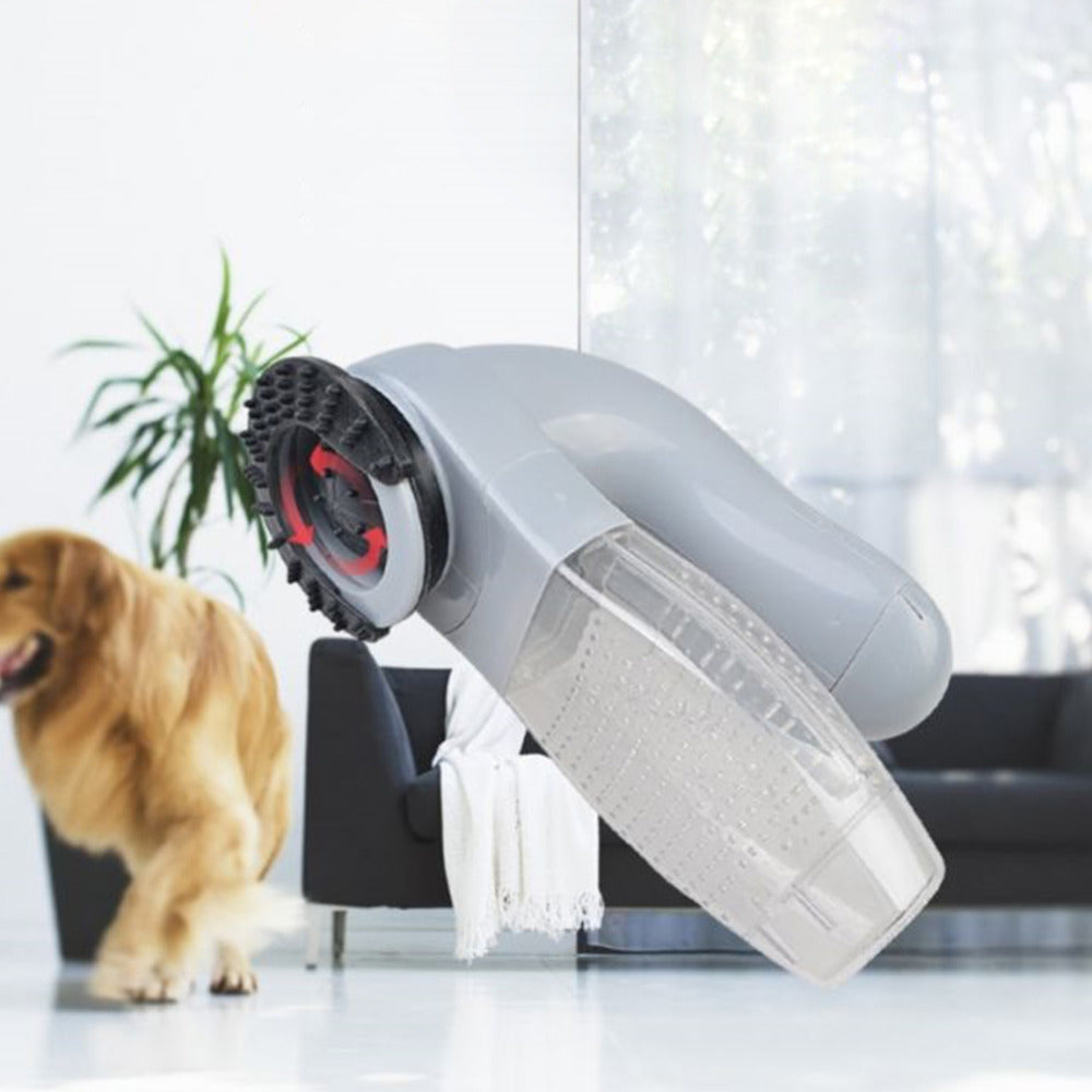 Cordless Pet Hair Vacuum Grooming Brush by HitMyNeed