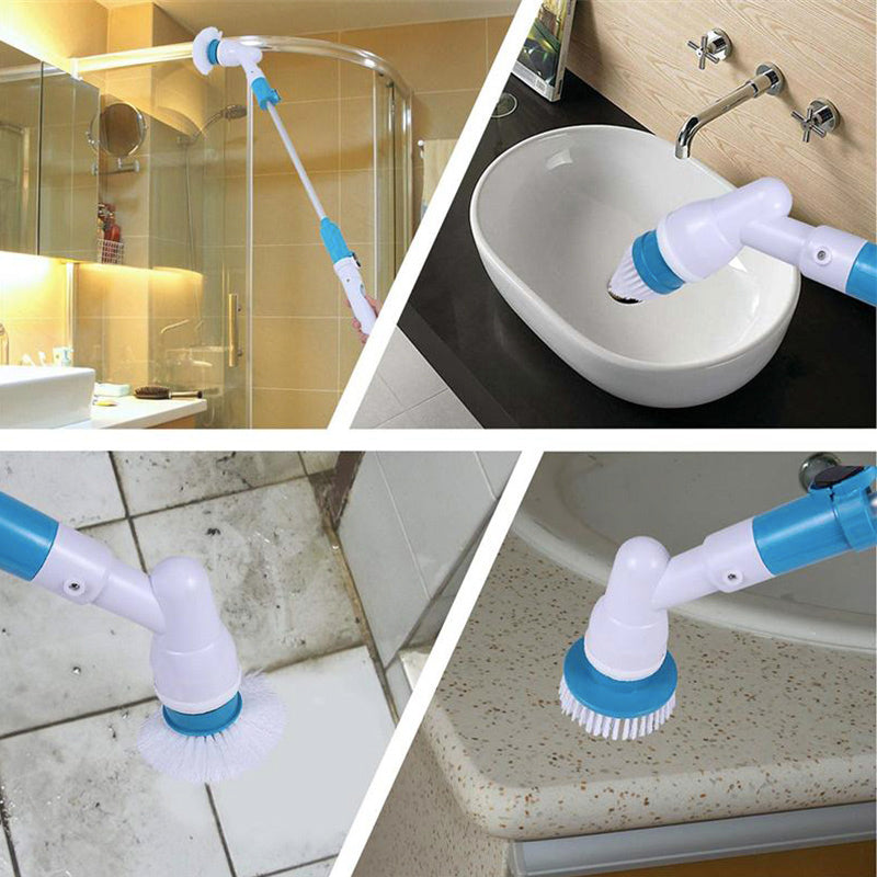 Cordless Rechargeable Electric Floor & Wall Scrubber by HitMyNeed
