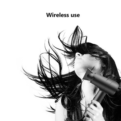 Cordless Rechargeable Hair Dryer with Dual Heat Modes by HitMyNeed