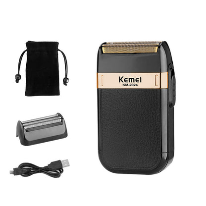 Cordless Twin-Blade Electric Shaver for Men by HitMyNeed