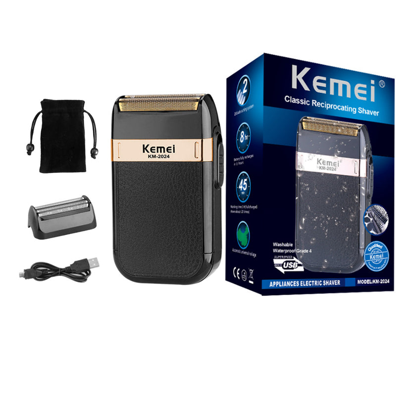 Cordless Twin-Blade Electric Shaver for Men by HitMyNeed
