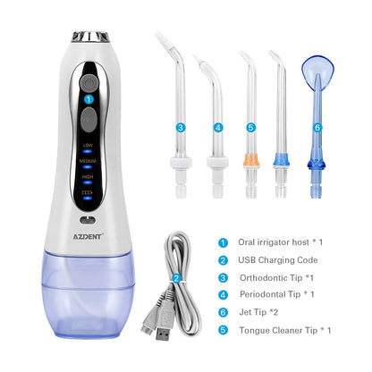 Cordless Water Flosser Portable Dental Irrigator by HitMyNeed