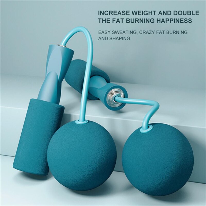Cordless Weighted Jump Rope for Home Fitness by HitMyNeed