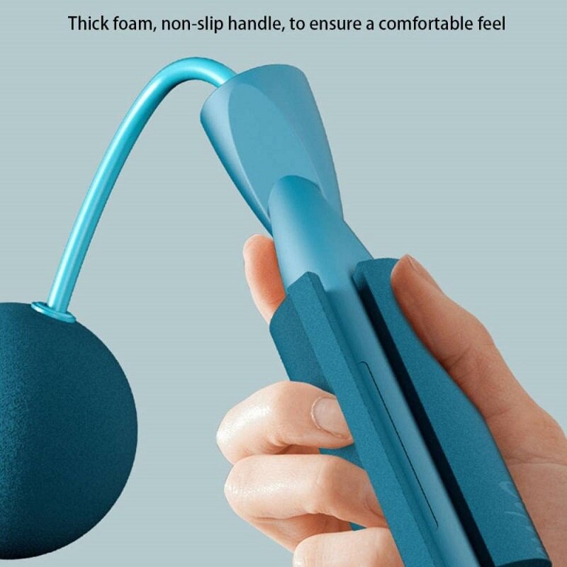 Cordless Weighted Jump Rope for Home Fitness by HitMyNeed