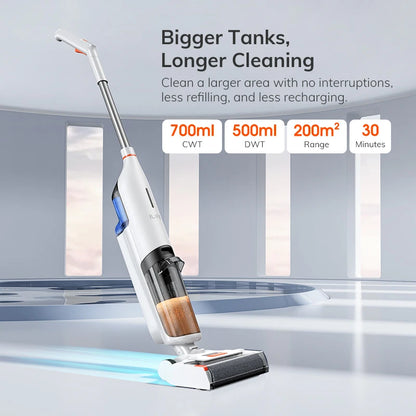 Cordless Wet Dry Smart Mop Robot with 5500Pa Suction by HitMyNeed