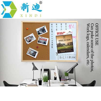 Cork Board and Magnetic Whiteboard Combo 30 x 40 cm by HitMyNeed