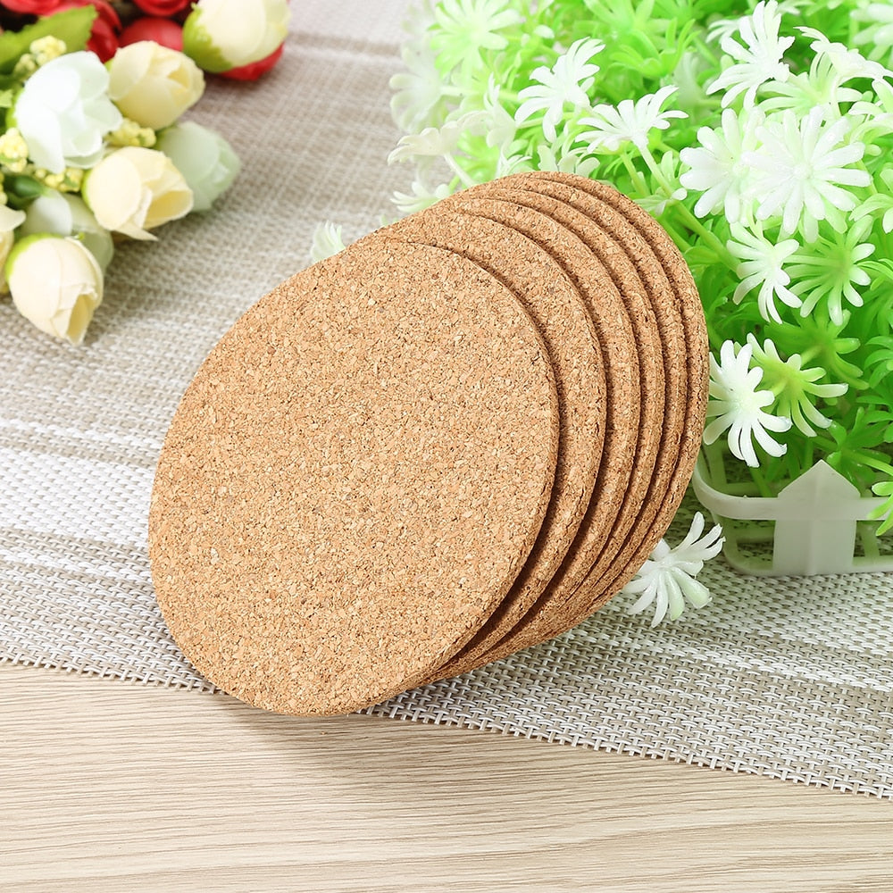 Cork Placemats Set of 6 for Mugs and Hot Dishes by HitMyNeed