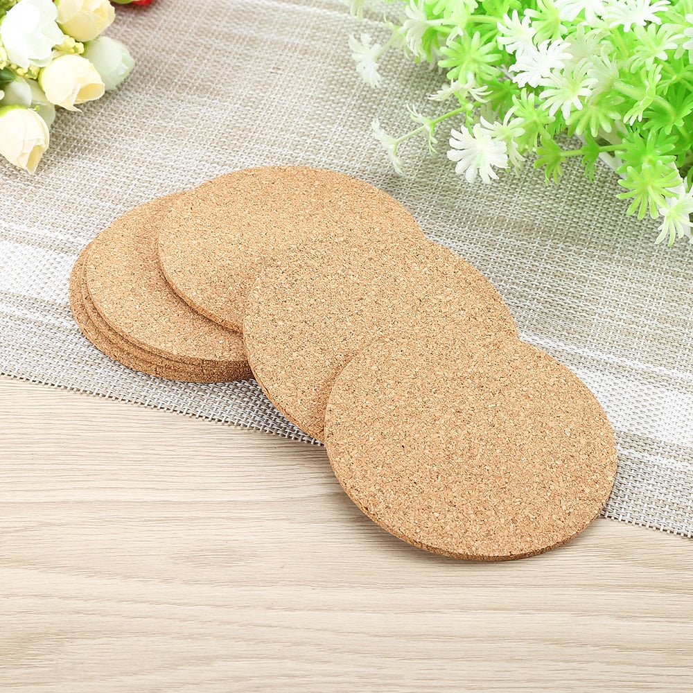 Cork Placemats Set of 6 for Mugs and Hot Dishes by HitMyNeed
