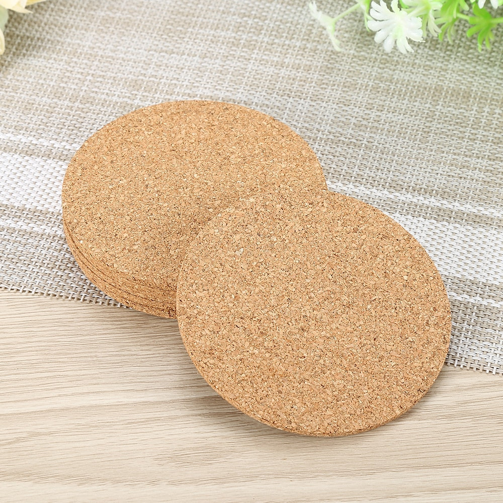Cork Placemats Set of 6 for Mugs and Hot Dishes by HitMyNeed
