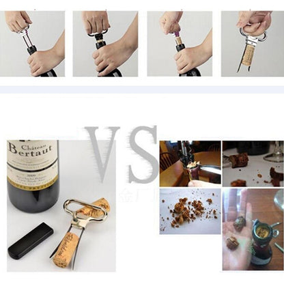 Cork Puller Two-Prong Wine Opener with Case by HitMyNeed