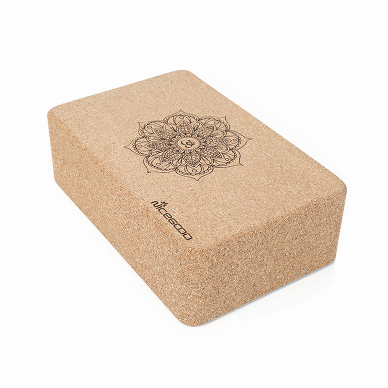 Cork Yoga Blocks Set of 2 - Non-Slip Support Bricks by HitMyNeed