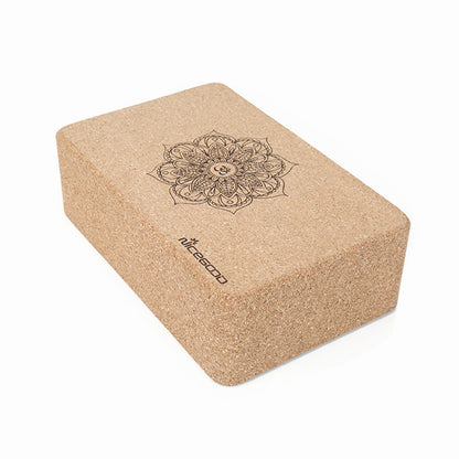 Cork Yoga Blocks Set of 2 - Non-Slip Support Bricks by HitMyNeed