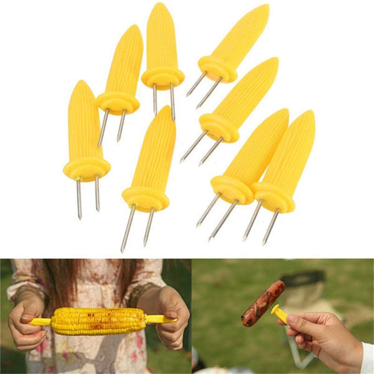 Corn on the Cob Holders Set, 6 Pieces by HitMyNeed