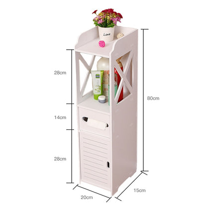 Corner Bathroom Cabinet Storage Organizer by HitMyNeed