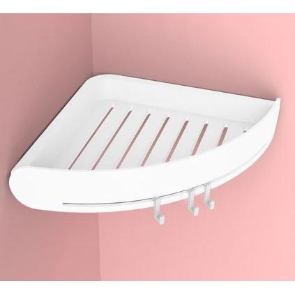 Corner Shower Caddy Bathroom Shelf with Suction Cups by HitMyNeed