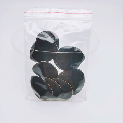 Cosmetic Mini Powder Puffs Set (10 Pieces) black by HitMyNeed
