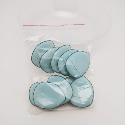 Cosmetic Mini Powder Puffs Set (10 Pieces) blue by HitMyNeed