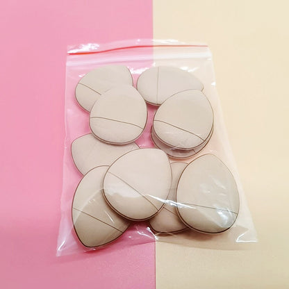 Cosmetic Mini Powder Puffs Set (10 Pieces) nude by HitMyNeed
