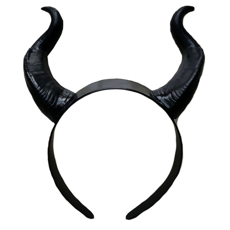 Cosplay Black Demon Horns Headband by HitMyNeed