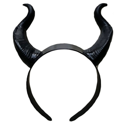 Cosplay Black Demon Horns Headband by HitMyNeed