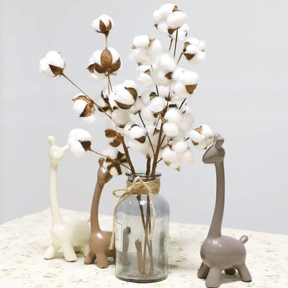 Cotton Artificial Flower Stem Home & Event Decor by HitMyNeed