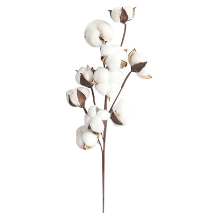 Cotton Artificial Flower Stem Home & Event Decor by HitMyNeed
