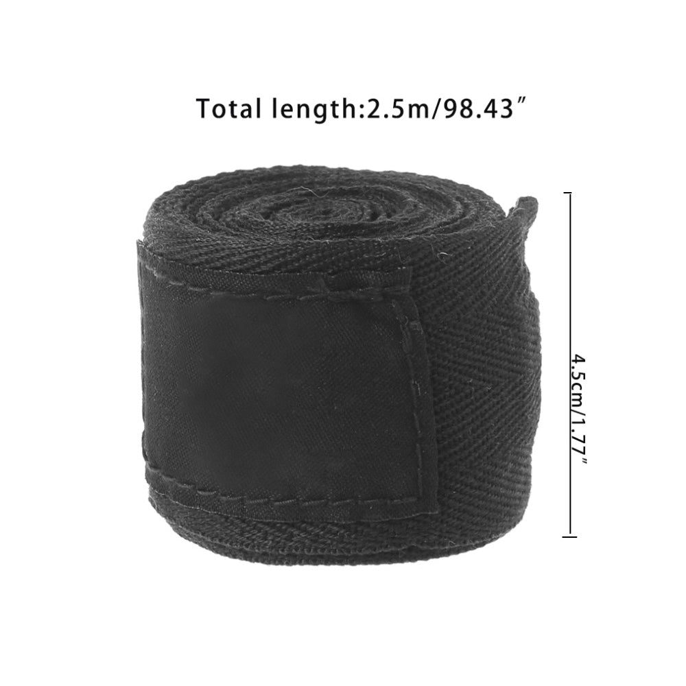 Cotton Boxing Hand Wraps 3m with Thumb Loop by HitMyNeed