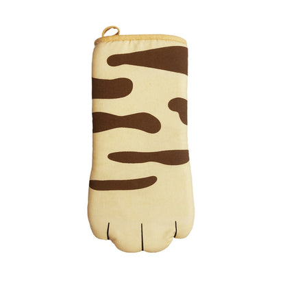 Cotton Cat Paw Oven Mitt for Baking by HitMyNeed