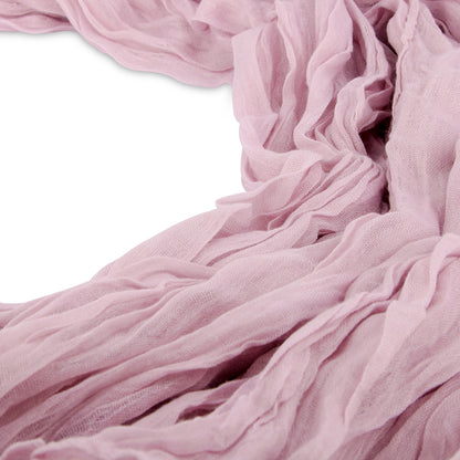 Cotton Cheesecloth Gauze Table Runner 90cmx180cm pink-purple by HitMyNeed