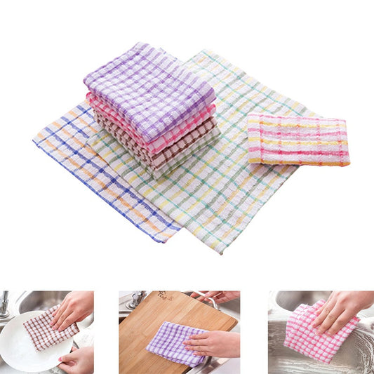Cotton Cleaning Rags Wiping Cloths (5 Pack) by HitMyNeed